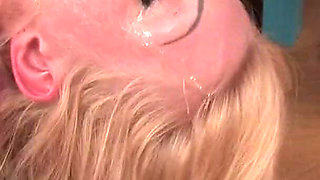 Shy 18yo Teen Got Her First Big Cock in Her Throat