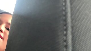 My Boss Challenged Me and I Did It! Masturbating in the Car on the Highway
