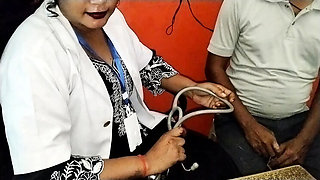 Sexy Indian Doctor Fucks Boy in Hospital - Hot Desi Bhabhi Nurse Blowjob & 69 Sex