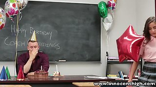 InnocentHigh Petite teen fucks birthday boy by TeamSkeet: Big Tits, Blowjob  Hardcore Porn