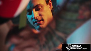 Hunk Devon Franco Restrained & Fornicateed By Tatted Hairy H