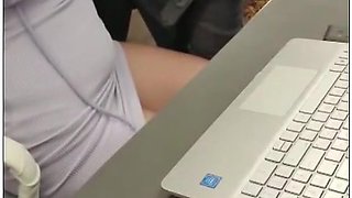 Tell Your Husband You Will Be Overworking-secretary Cheats On Cuck With Boss