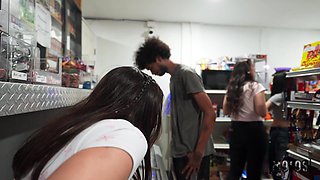 Seductive cutie POV mind-blowing sex movie