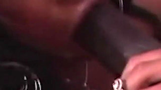 A Black Slut with Big Tits Sucks a BBC and Gets Her Pussy Hardcore Fucked.