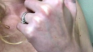 hot amateur blonde close up masturbation HD