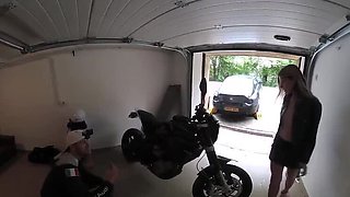 Young Blonde Gina Gerson Gets Hardcore Fuck in Garage with Luca Ferrero