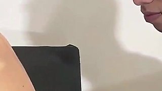 Daddy Fucks His Stepson's Girlfriend With Him