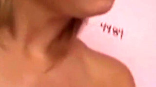 Big Tit Blonde Sucks Big Glroyhole Dick