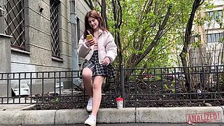 Hot Pearl: Horny Russian Fuck Doll Gets Her Asshole Drilled