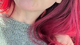 Busty Czech amateur fucks outdoor in public