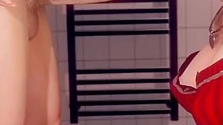 3D Redhead MILF Licks Daughters Boyfriends Big Fat Cock