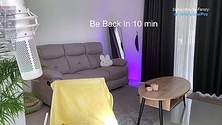 Cute blonde amateur webcam teen masturbating
