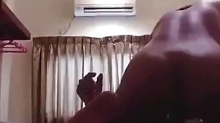 African Girl Riding Dick in the Hotel Room...