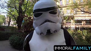 Stepdad, Porno Dan And Matt Bird In Butt Fucks & Makes Squirt On Star Wars Day, Aka May The Fourth Be With You