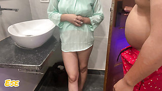 Hot Sister Got Banged by her horny borther in Bathroom.