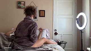 Stepmom Fucks Step Son in Park - Big Tits MILF VibeWithMommy