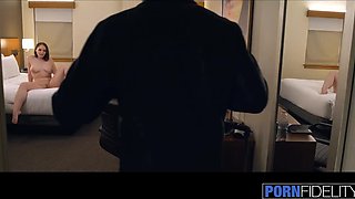 Interracial Hotel BBC fuck with perfect curvy Hadley Mason