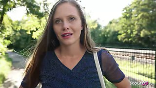 GERMAN SCOUT - Mature Riddy Casting Sex