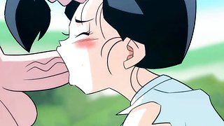 Kame Paradise 3 Multiversex Uncensored - Videl Learn How to Give Head by Foxie2k