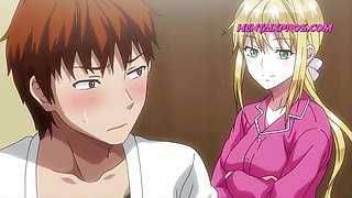 Hot blonde girl sucked my dick while I was dreaming - Hentai Uncensored