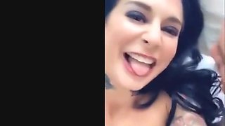 creampie real inked  slut gets creampie from quickie pov sex with big dick blowjob