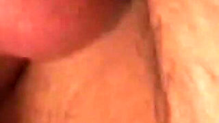 Brunette BBW gangbanged in close up action