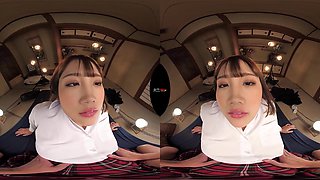 Rin Kagu in The Moment I Saw Those Curves in a Schoolgirl Uniform My Libido was Etched in Stone - FleshyBODYVR