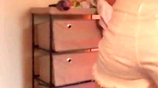 Horny Stepmom Masturbate at Home for You!