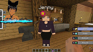 The Jenny mod Fapcraft Minecraft - Its jenny and she is getting fucked by the warden and his massive cock