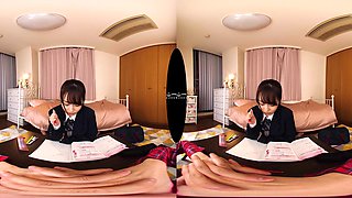 Japanese Student in VR POV for Sensual Ecstasy