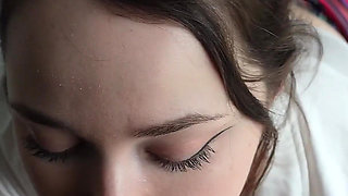 Sexy Schoolgirl Gets Anal Sex Lesson From Her Stepbrother and Receives Anal Creampie