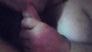 Wife sucks big cock during movie