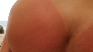 ..oh My God!! My Dick Is Showing. Random Sex on the Beach with a Stranger, in a Transparent Tent.