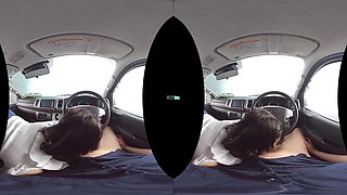 Amu Ohara - Sweaty And Messy Car Sex With My Busty Girlfriend After Vacation