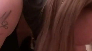 French Cutie Vanessa Is Working Her Way up to Becoming a Flight Attendant by Fucking Two Dudes in a Hot Threesome