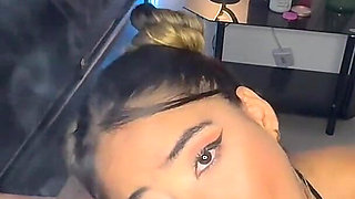 Beautiful Blonde with Big Tits and Cigarette Lover Likes to Suck a Big Cock While Smoking Cigarette