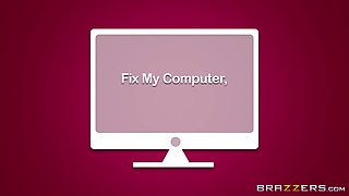 Fix My Computer, Then Fuck My Pussy! With Marc Rose, Katy Jayne - Brazzers
