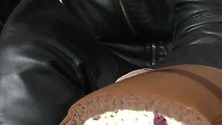 Smoking Mistress and Delicious Dessert From Boot Soles, POV Clip, Lady Victoria Valente