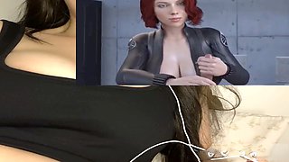 Scarlett discovers a hot, rock-hard guy and can't resist giving him a blowjob in this animated delight