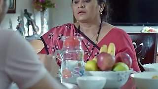Indian pair celebrating their anniversary in bedroom