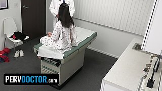 Perv Doctor - Sexy Patient Gets Down on Her Knees Sucking Doctors Cock to Clear Her After Injury