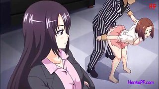 HentaiPP.com - Hentai wife gives in to her urges and gets used by her sick man