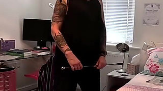 Fedup Aunty Gives Lying Alisha a Riding Crop Beating