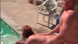 Tyler Blaze loves to fuck in the pool: Blowjob, Hardcore  Cumshot Porn