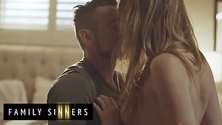 Tempting blonde Ashley Lane shows off her amazing ass to her brother-in-law Dante Colle to get him excited