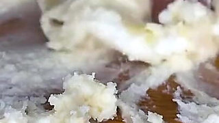 Ebony Girl Smashes Cupcakes with Her Feet