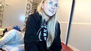 Virgin Amateur Cute Blonde Toying