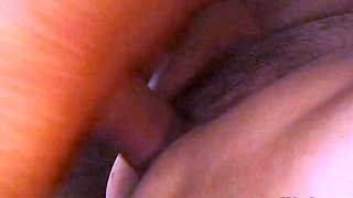 Blonde amateur granny Anny hairy twat fucked on the couch