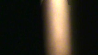 Blonde Amateur Emily Candys Caught Masturbating Behind Curtain - Hidden Camera Spy POV