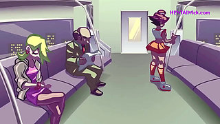 Between Shadows and Strangers on the Last Bus - Cartoon Sex